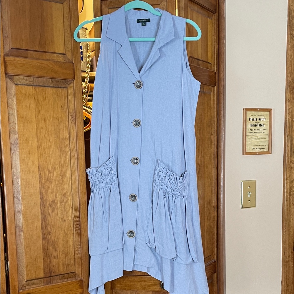 For Cynthia duster or could be worn as a dress.